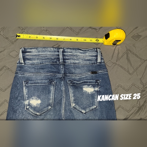 Kancan flare distressed jeans size 25 - Picture 3 of 5
